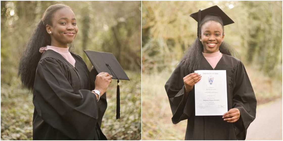 Nigerians celebrate young lady who graduated with 1st class in Economics and Finance from York University Nigerians celebrate young lady who graduated with 1st class in Economics and Finance from York University