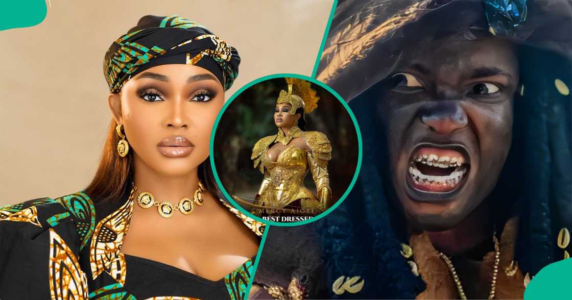 Mercy Aigbe wins Labake Olododo's best dressed. Mercy Aigbe wins Labake Olododo's best dressed.