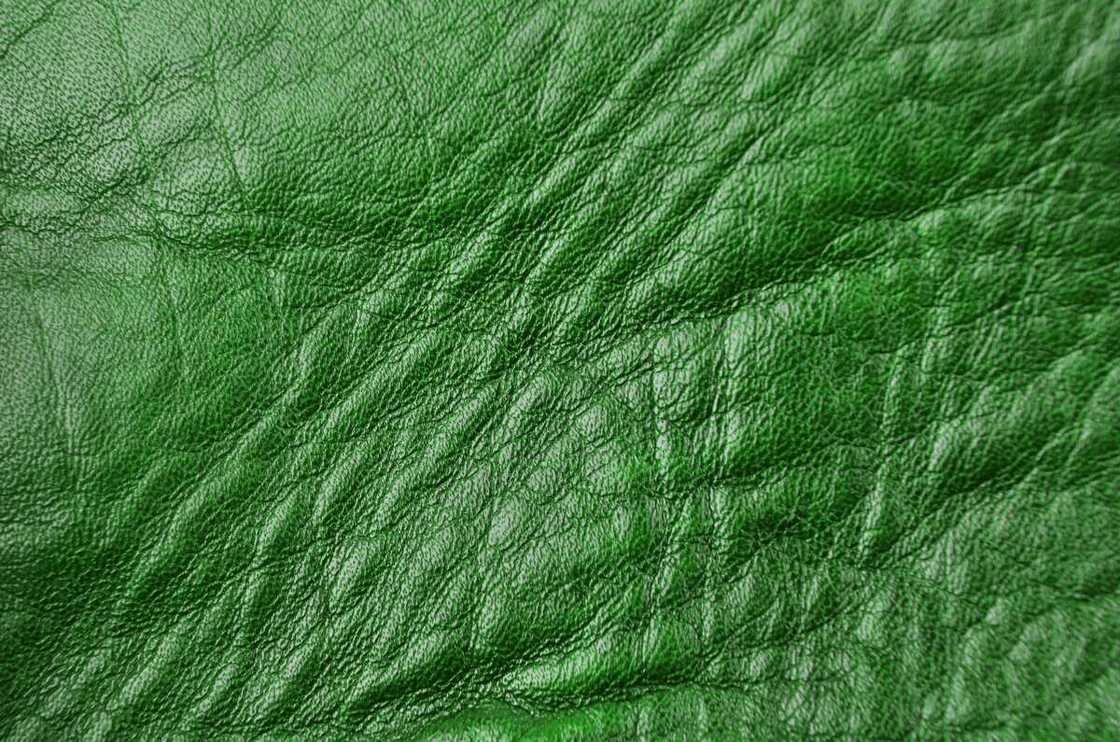 Emerald green leather Emerald green leather