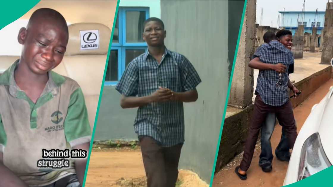 A popular content creator pays visit to a 19-year-old Samuelhe helped some months ago