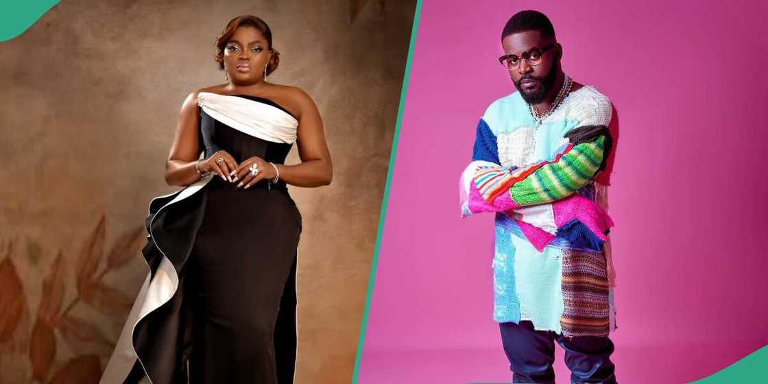 Funke Akindele and Falz wear stylish outfits