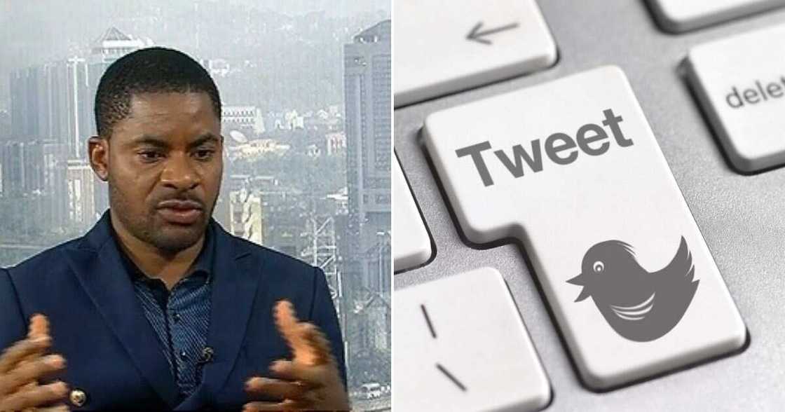 Deji Adeyanju and Twitter artwork Deji Adeyanju and Twitter artwork