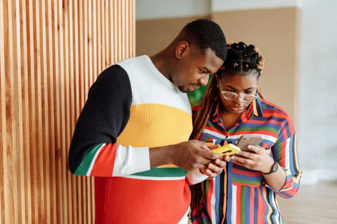 Going through your partner's phone Going through your partner's phone