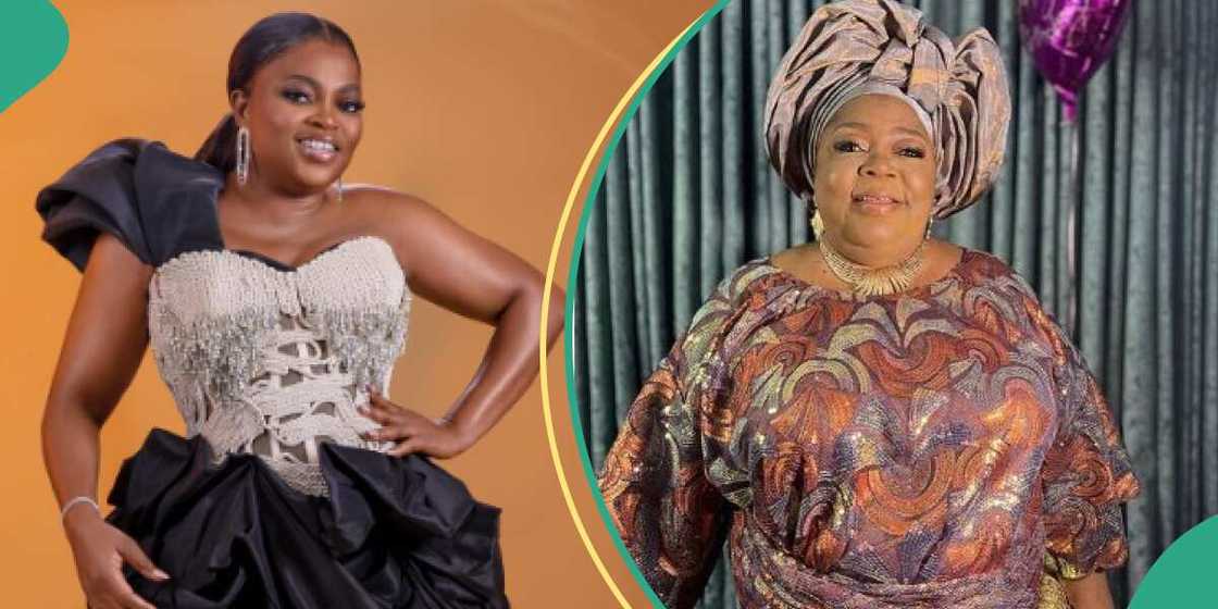 Funke Akindele replies those saying her movie is about her late mother. Funke Akindele replies those saying her movie is about her late mother.