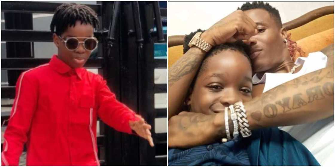 My first love at 10: Wizkid shares adorable throwback photos to celebrate 1st son Tife's birthday My first love at 10: Wizkid shares adorable throwback photos to celebrate 1st son Tife's birthday