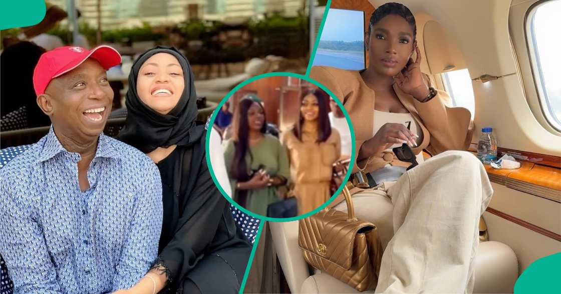 Ned Nwoko visits NYSC DG with Annie Idibia and Regina Daniels. Ned Nwoko visits NYSC DG with Annie Idibia and Regina Daniels.