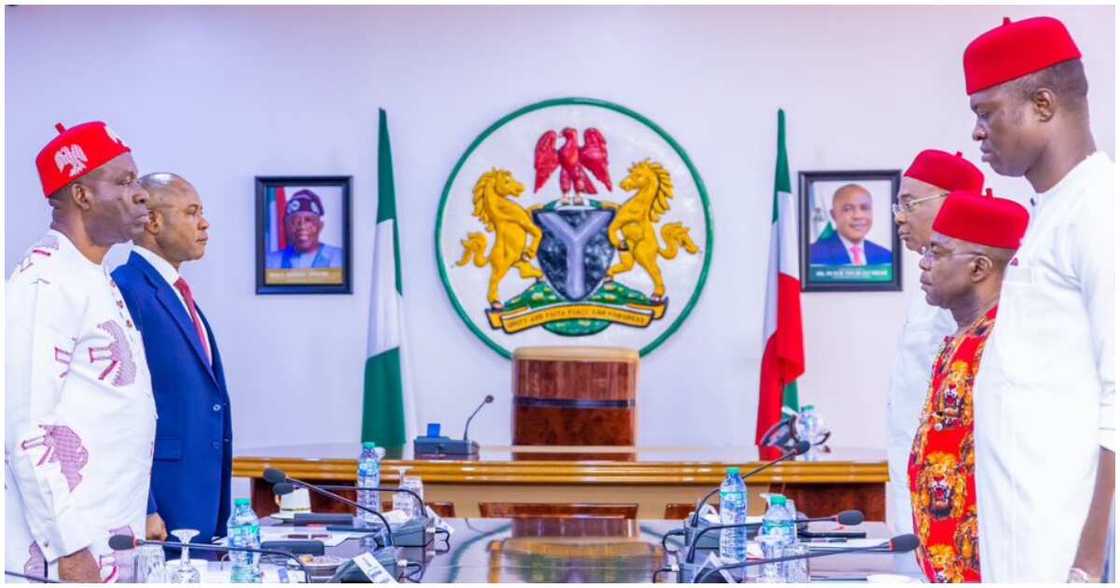 Southeast governors say Biafra agitators are not responsible for insecurity in Igboland/ Insecurity in southeast Southeast governors say Biafra agitators are not responsible for insecurity in Igboland/ Insecurity in southeast