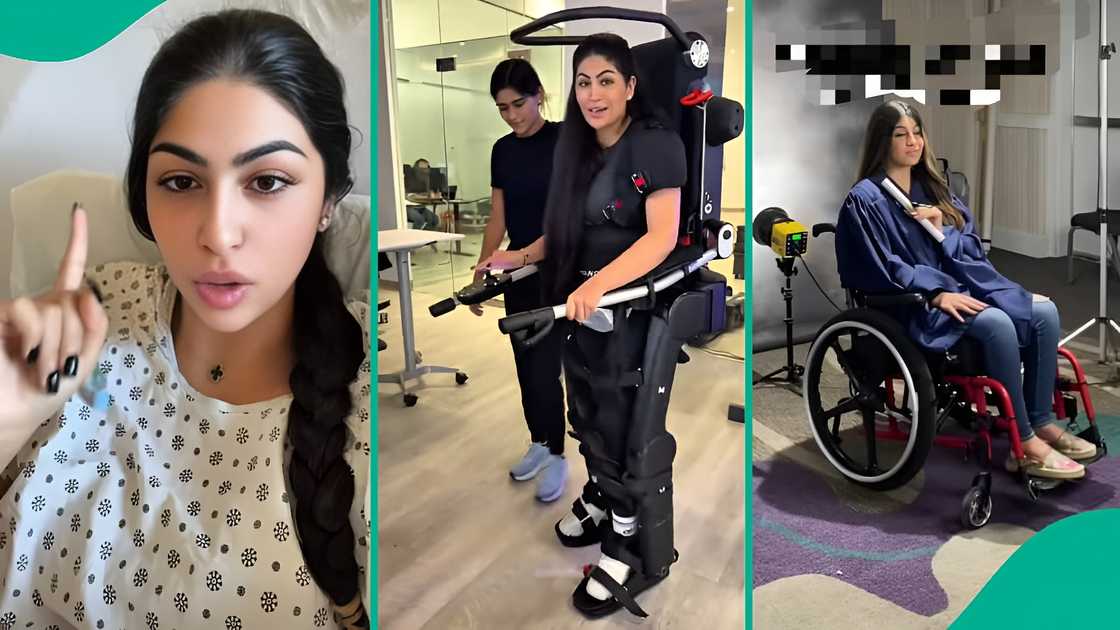 Woman walks again with robotic legs 10 years after accident Woman walks again with robotic legs 10 years after accident