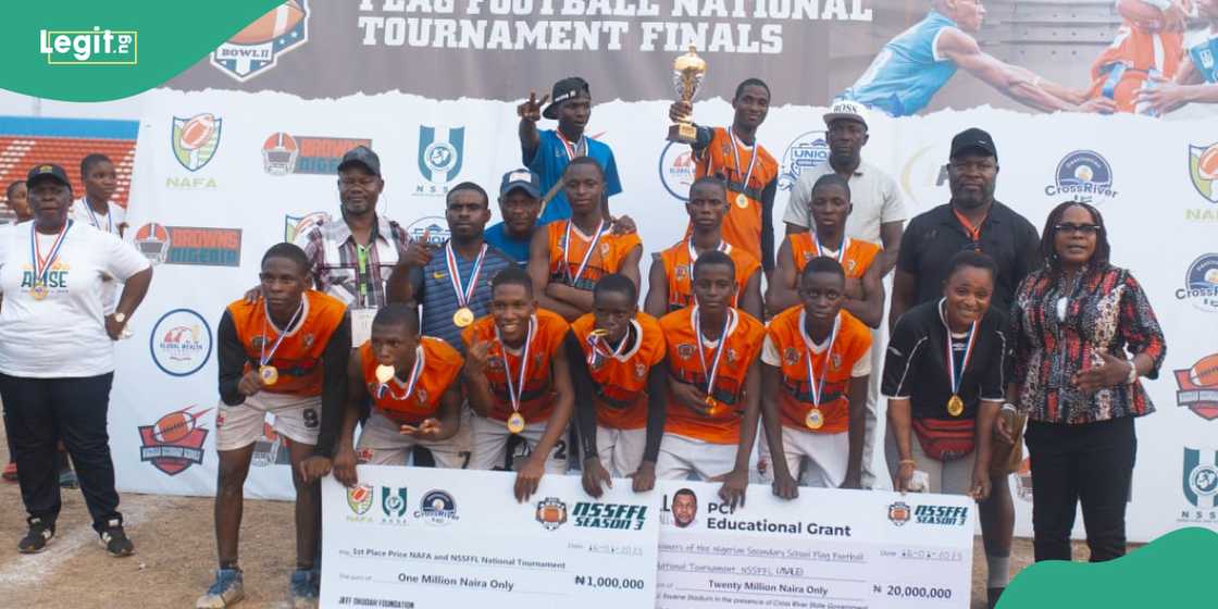 Prof. Chris Imumolen Awards ₦40 Million Scholarships at National Flag Football Tournament