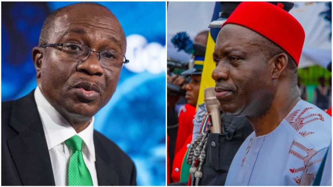 Godwin Emefiele/Charles Soludo/CBN/Anambra/Naira redesign policy/Naira scarcity/2023 election