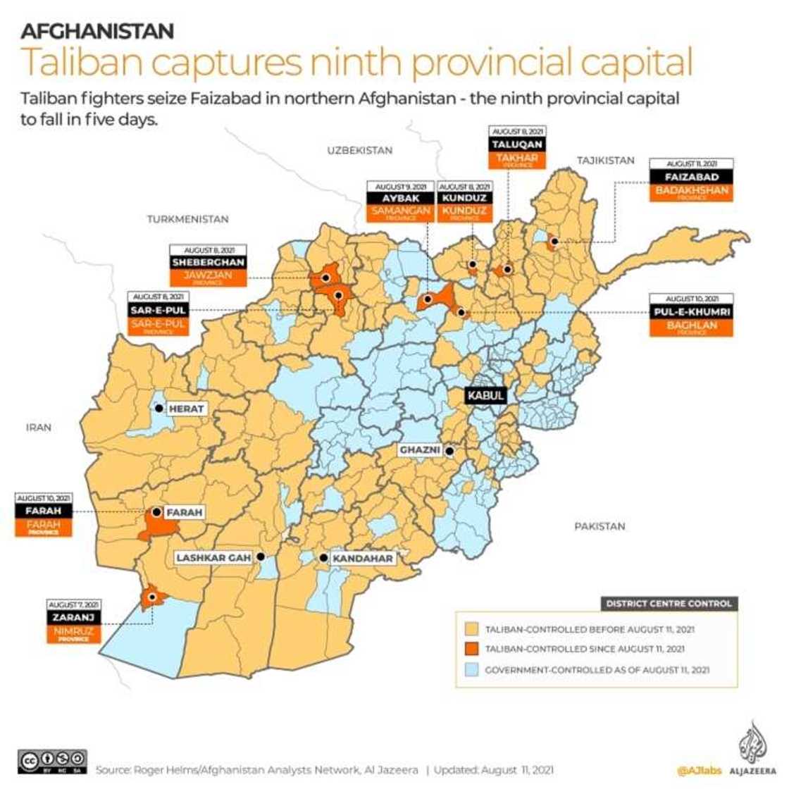 Nan da watanni uku, Taliban zata kwace babbar birnin Afghanistan gaba daya: Amurka