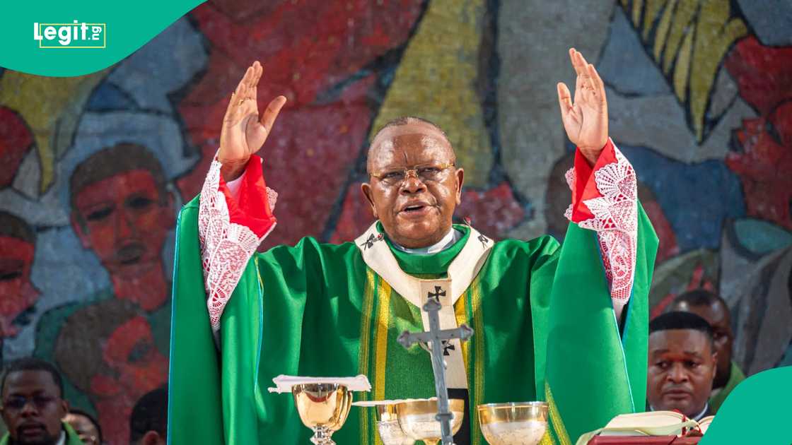 Cardinal Fridolin Ambongo Besungu is from DR Congo. Cardinal Fridolin Ambongo Besungu is from DR Congo.