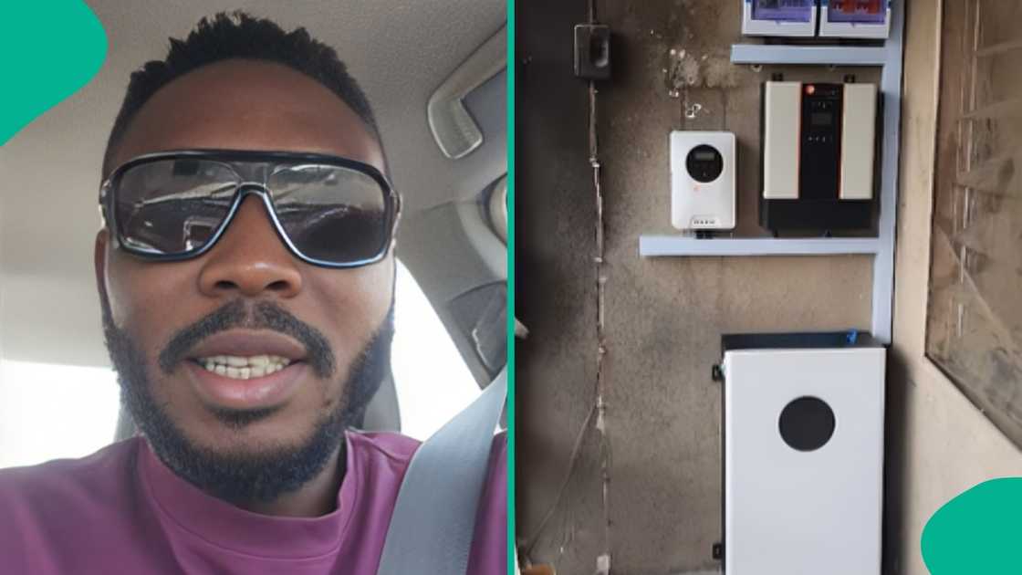 Nigerian man demonstrates how a 5kVA solar setup is better than a 12kVA system setup