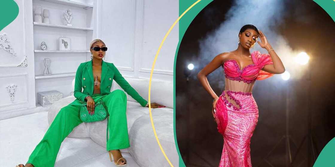 Doyin David on green Doyin David on green