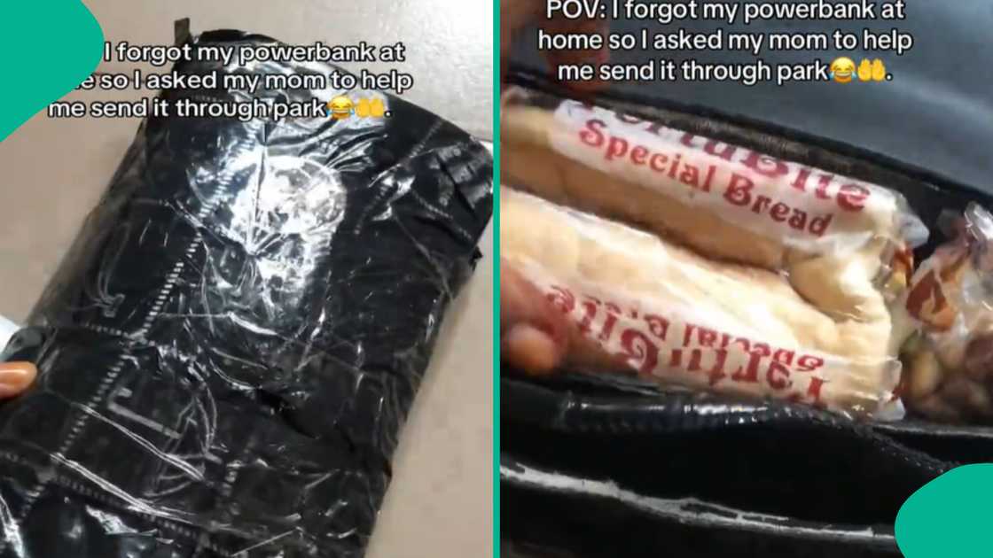 Nigerian mother sends loaf of bread to her daughter. Nigerian mother sends loaf of bread to her daughter.
