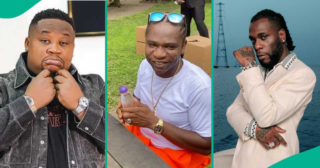 Cubana Chiefpriest involves Speed Darlington in fight with Burna Boy. Cubana Chiefpriest involves Speed Darlington in fight with Burna Boy.