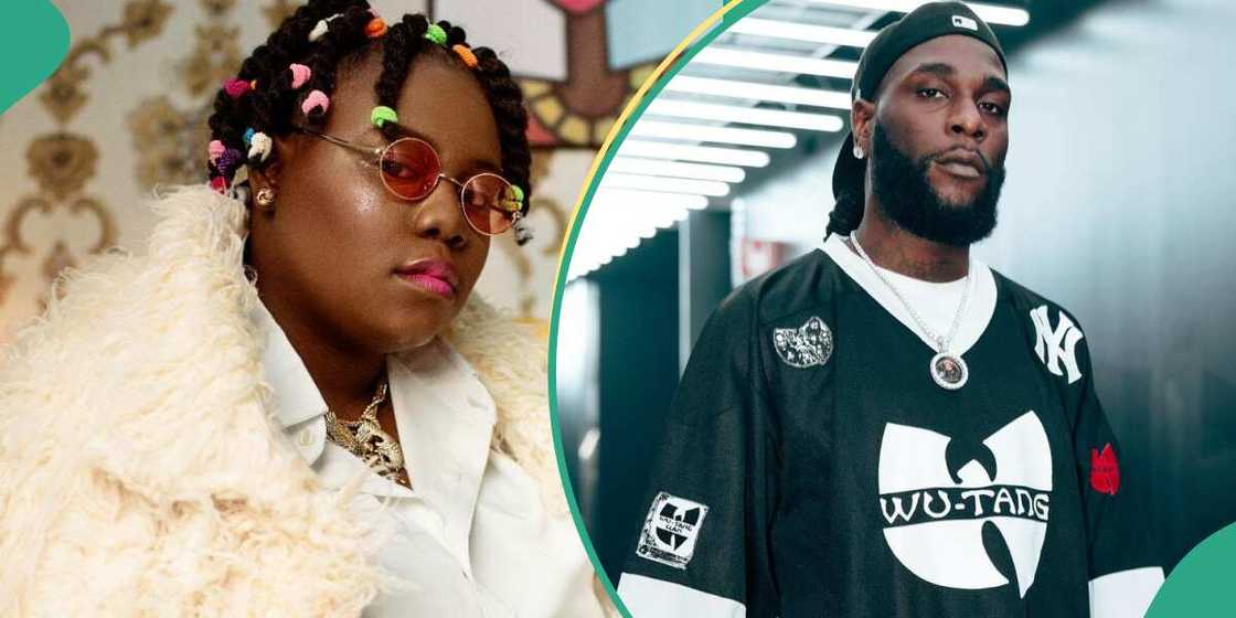 Burna Boy's fan shades Teni