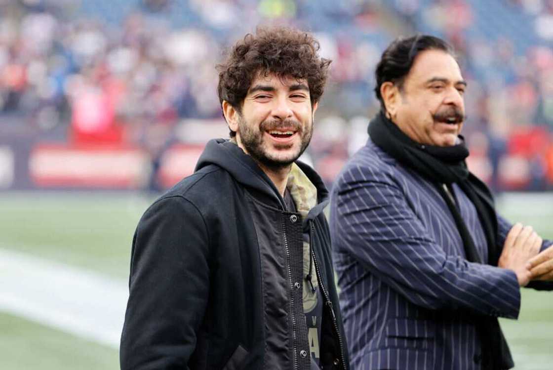 Jacksonville Jaguars owners Tony and Shad Khan at Gillette Stadium in Foxborough, Massachusetts Jacksonville Jaguars owners Tony and Shad Khan at Gillette Stadium in Foxborough, Massachusetts