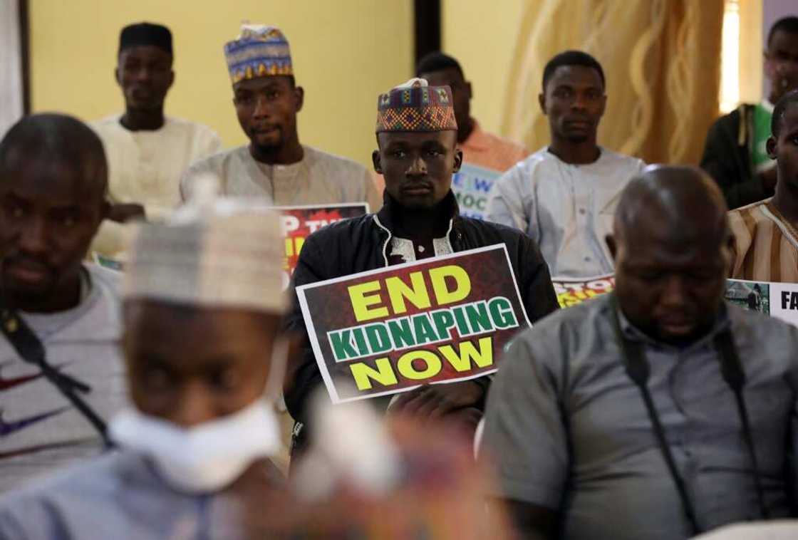 People at rally demanding the return of hundreds of kidnapped schoolboys in the northwestern state of Katsina in December 2020 People at rally demanding the return of hundreds of kidnapped schoolboys in the northwestern state of Katsina in December 2020