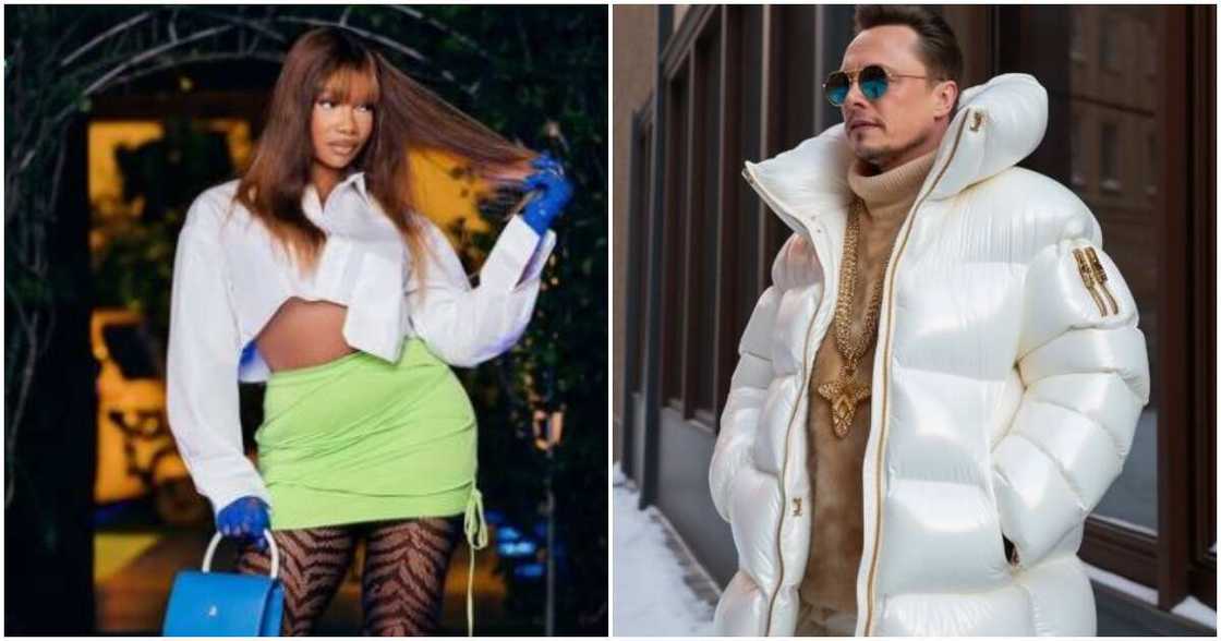 BBNaija ex-housemate Tacha and Elon Musk BBNaija ex-housemate Tacha and Elon Musk