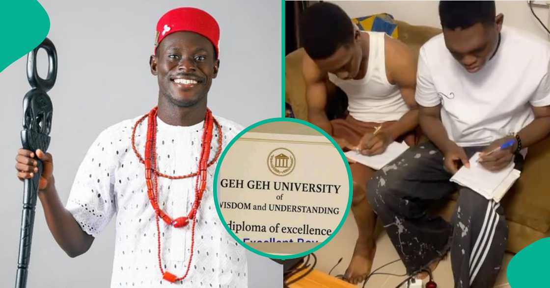 Nigerian youths join Geh Geh's online school.
