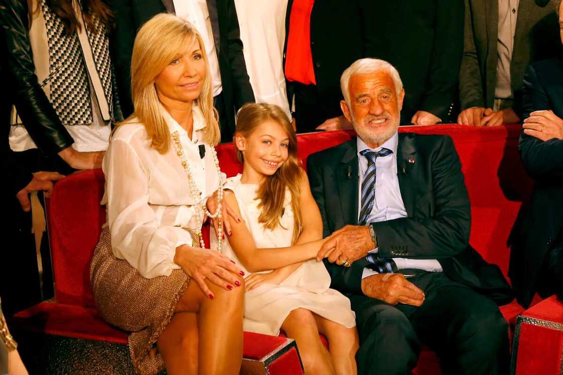 Jean-Paul Belmondo, Stella Belmondo et Natty Belmondo
Photo ; Bertrand Rindoff Petroff/Getty Images