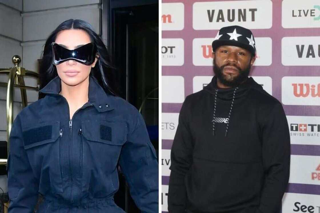 Kim Kardashian and Floyd Mayweather Kim Kardashian and Floyd Mayweather