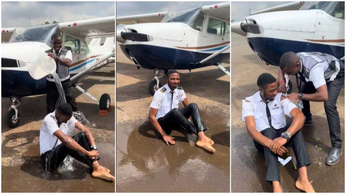 Aviation school in Nigeria/Student flew plane. Aviation school in Nigeria/Student flew plane.