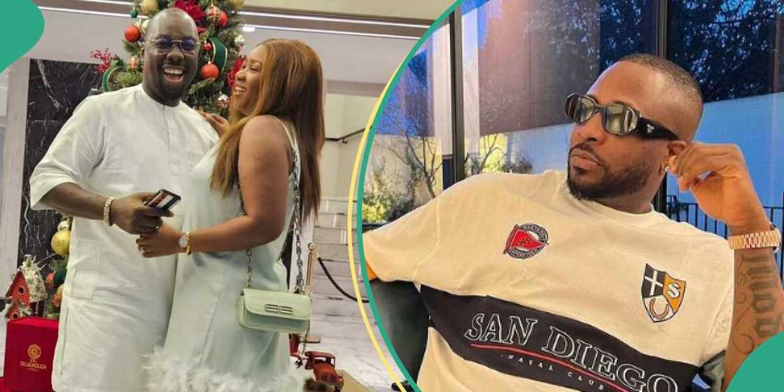 Obi Cubana calls wife his first and last girlfriend as he introduces her to Tunde Ednut. Obi Cubana calls wife his first and last girlfriend as he introduces her to Tunde Ednut.