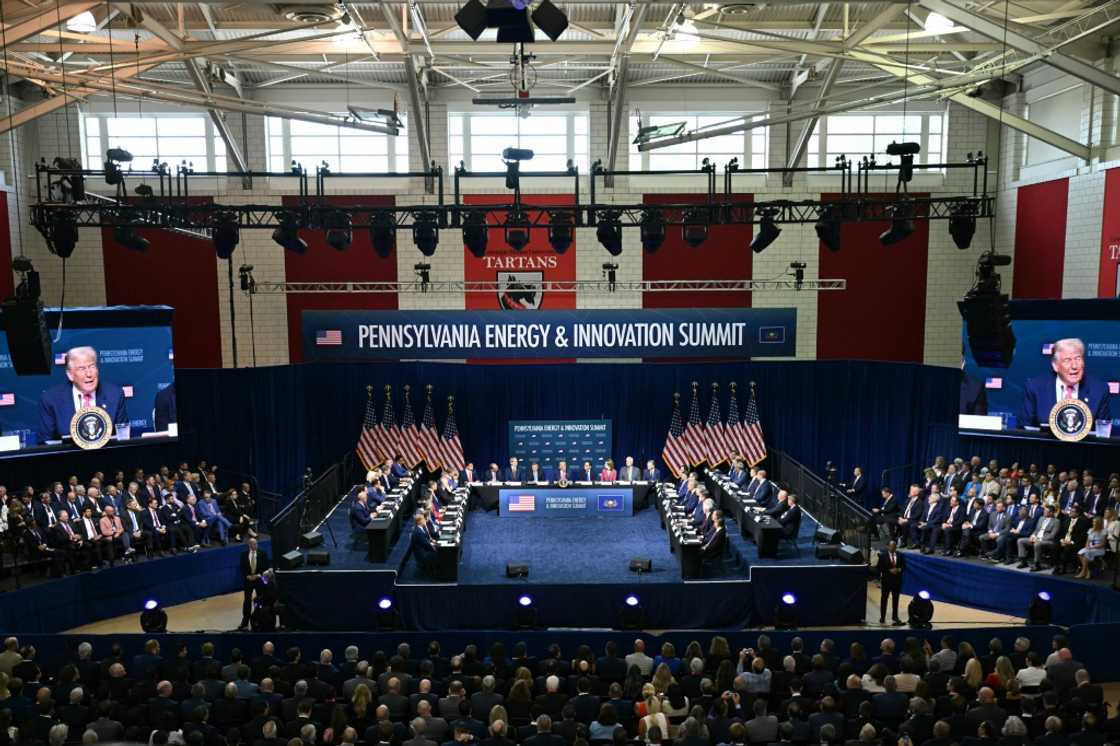 Top executives from Palantir, Anthropic, Exxon and Chevron attended the event Top executives from Palantir, Anthropic, Exxon and Chevron attended the event