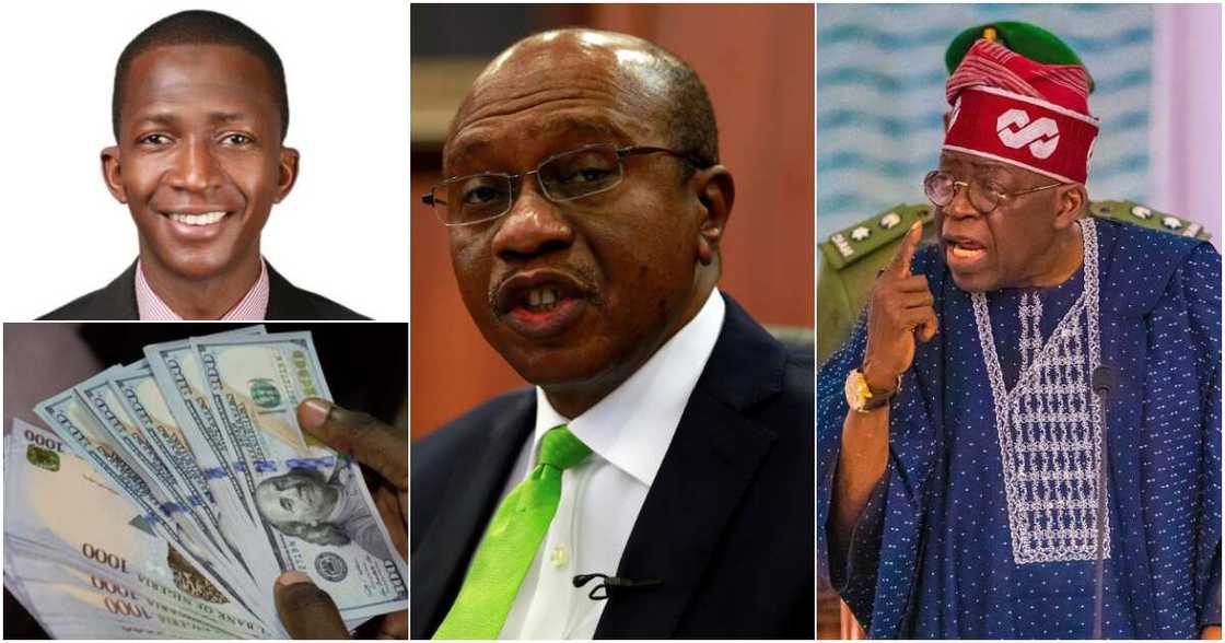 Bola Tinubu, Abdulrasheed Bawa, Godwin Emefiele, CBN, Naira