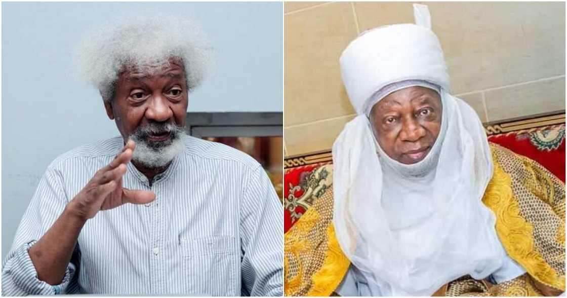 Nobel Laureate, Professor Wole Soyinka, Emir of Ilorin, Sulu Gambari Nobel Laureate, Professor Wole Soyinka, Emir of Ilorin, Sulu Gambari