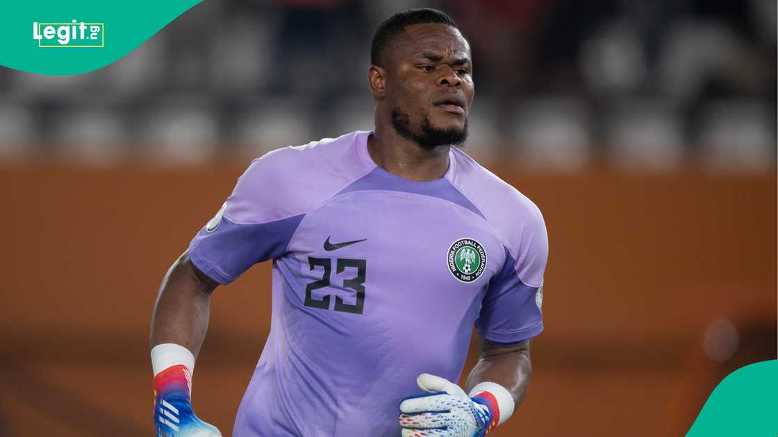 Stanley Nwabali, Super Eagles, Nigeria, AFCON 2023, Ivory Coast. Stanley Nwabali, Super Eagles, Nigeria, AFCON 2023, Ivory Coast.