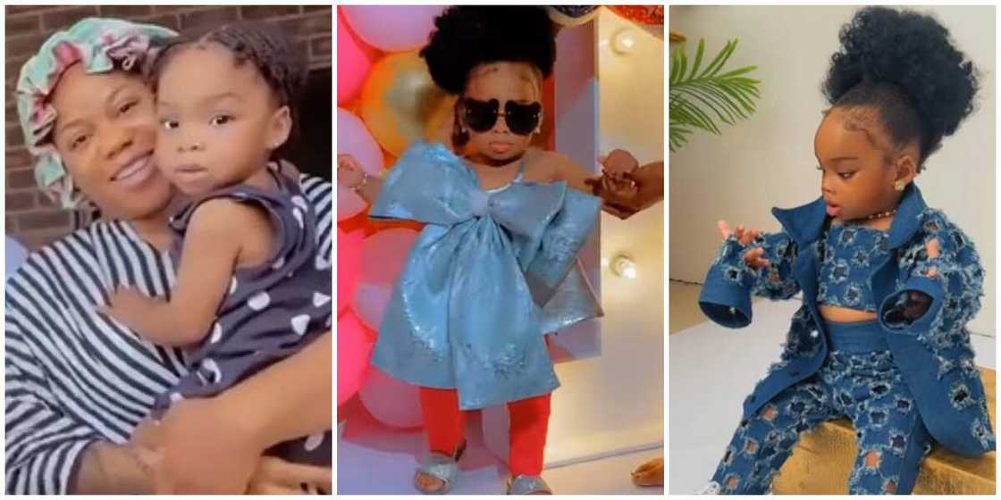 Photos of Toyin Lawani and Elena. Photos of Toyin Lawani and Elena.