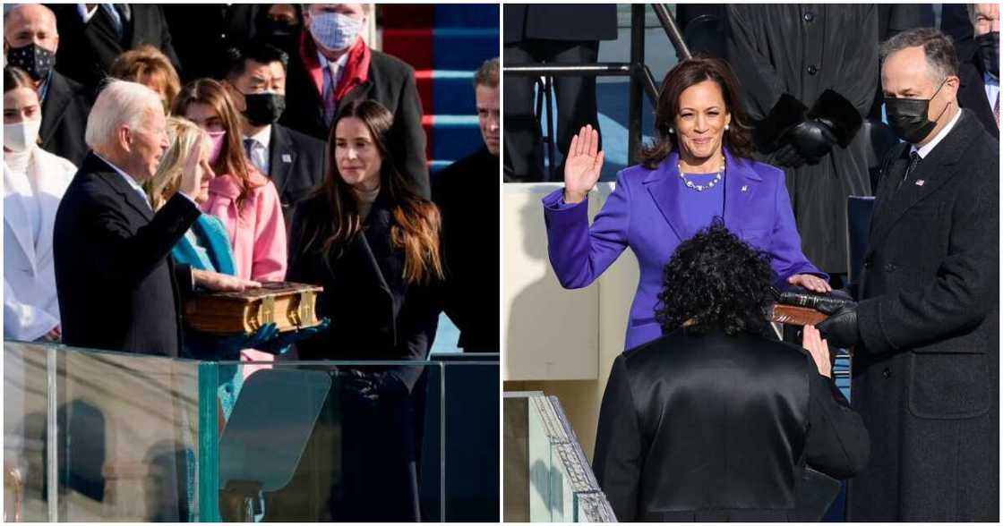 Breaking: Joe Biden, Kamala Harris sworn in as US president and vice president Breaking: Joe Biden, Kamala Harris sworn in as US president and vice president
