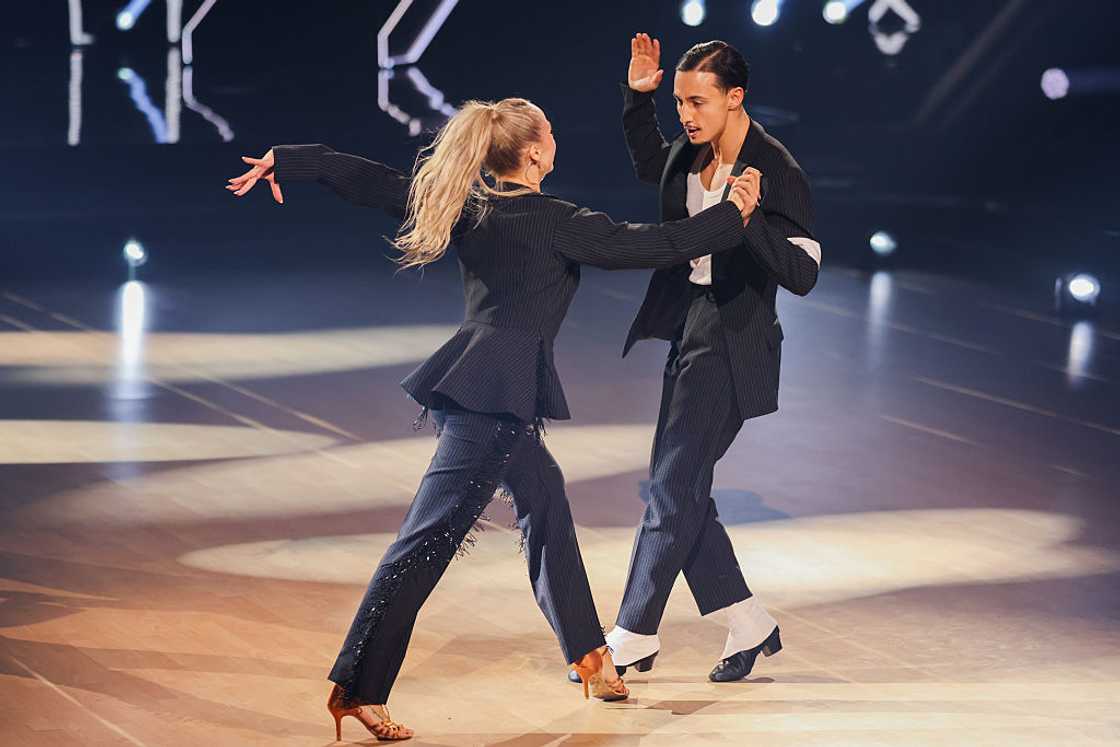 North Rhine-Westphalia, Cologne: Milano and Marta Arndt in the RTL dance show North Rhine-Westphalia, Cologne: Milano and Marta Arndt in the RTL dance show