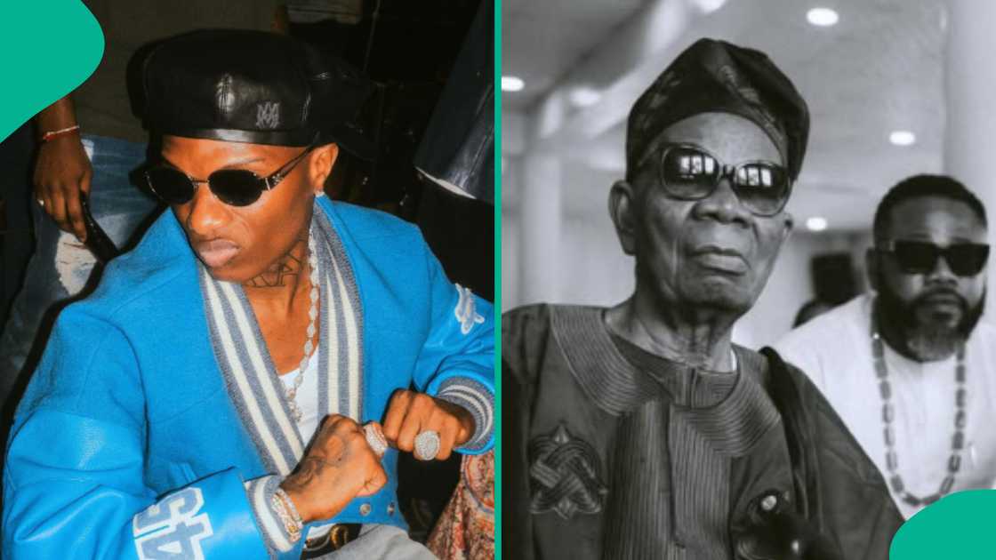 Wizkid's dad's mosque video resurfaces amid beef with Davido. Wizkid's dad's mosque video resurfaces amid beef with Davido.