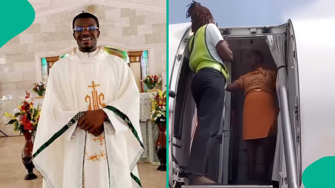 Catholic priest sends touching message to everyone who watched the viral video of Ibom Air passenger more than once