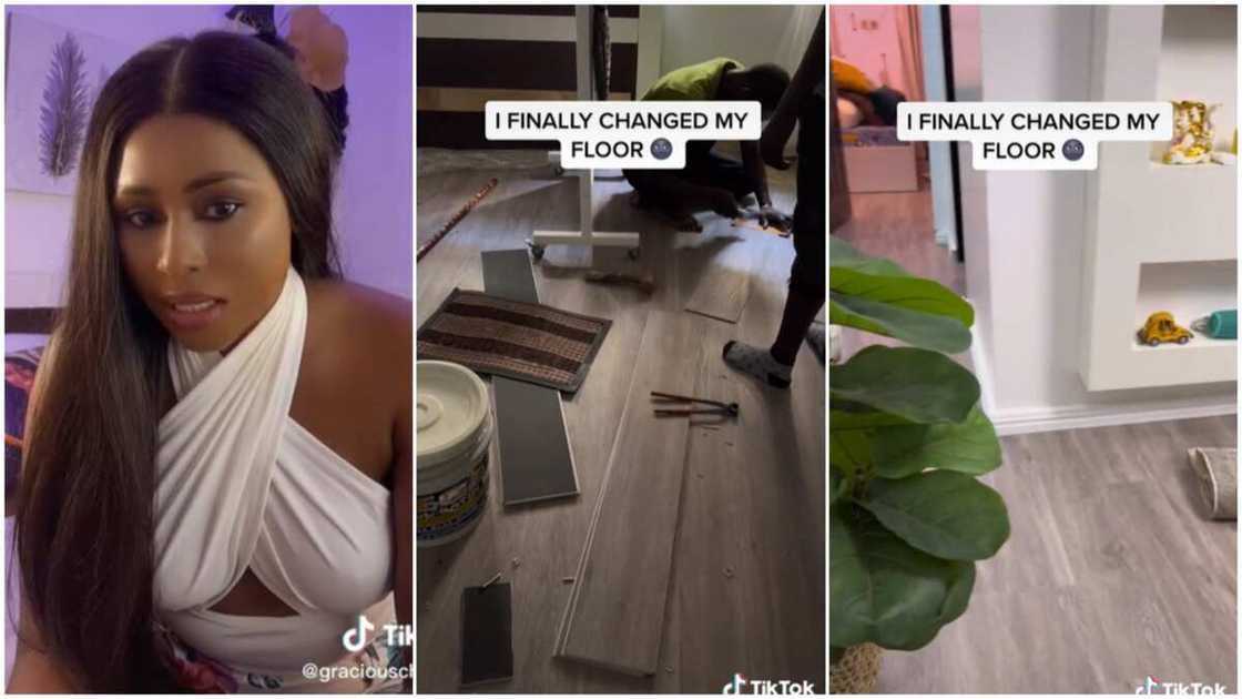 Renovation ideas for apartments/the lady spent over N500,000 on flooring. Renovation ideas for apartments/the lady spent over N500,000 on flooring.