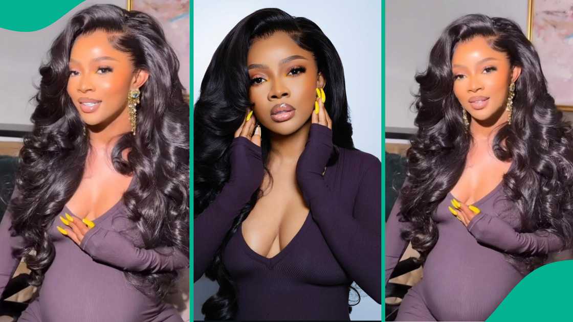 Pregnant Toke Makinwa's new video emerges Pregnant Toke Makinwa's new video emerges