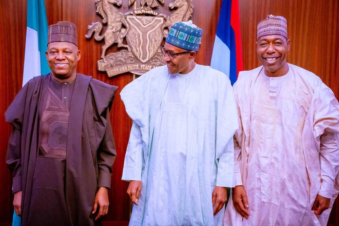 Kashim Shettima, Babagana Zulum Meet Buhari/APC Vice Presidential Candidate Kashim Shettima, Babagana Zulum Meet Buhari/APC Vice Presidential Candidate