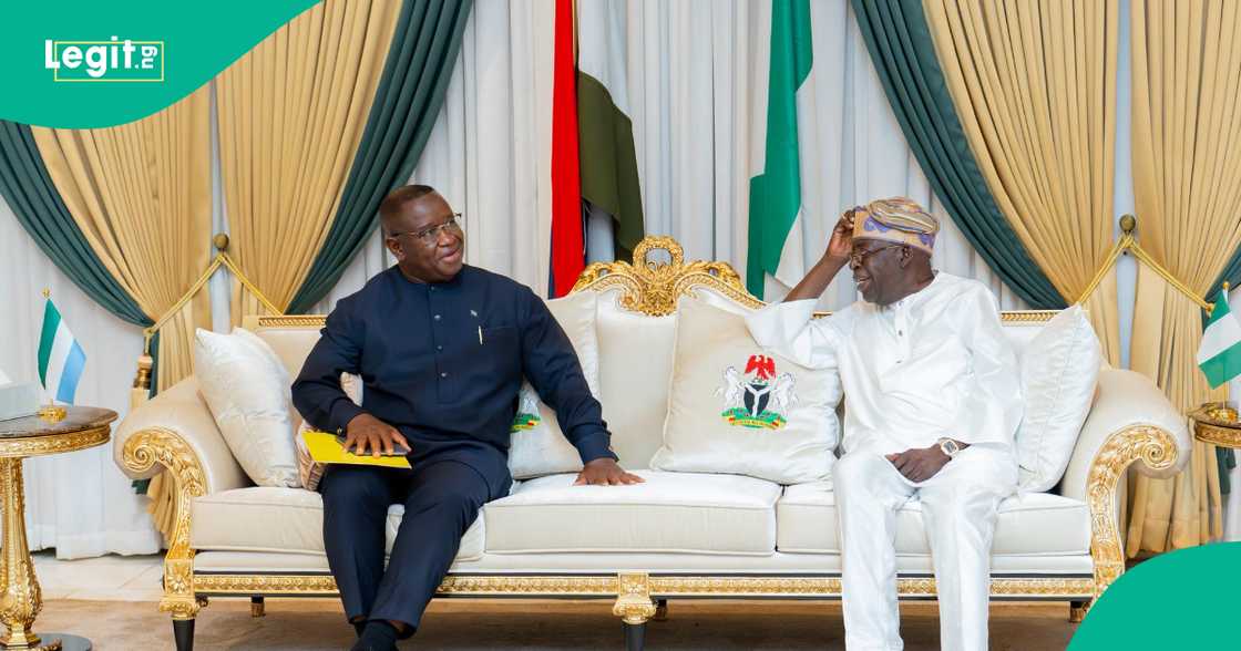 Tinubu da shugaban Saliyo.