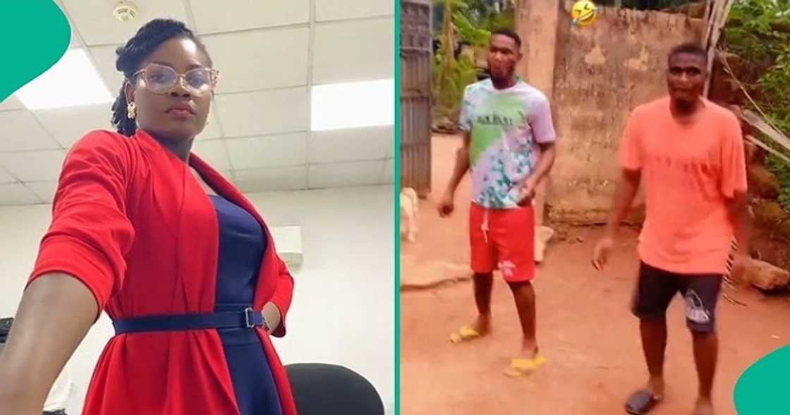 In a trending TikTok video, Nigerian brothers dance in excitement as their sister finally ties the knot after rejecting many suitors. In a trending TikTok video, Nigerian brothers dance in excitement as their sister finally ties the knot after rejecting many suitors.