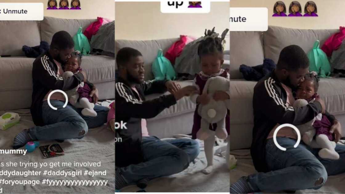 Father and daughter reunited after fighting Father and daughter reunited after fighting