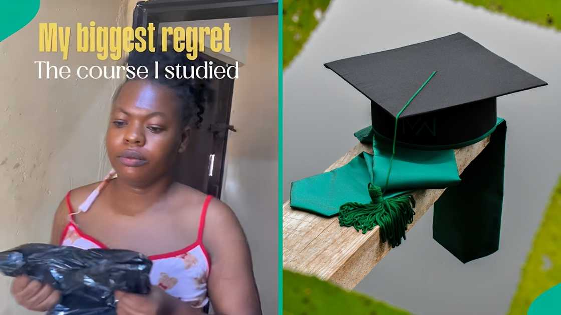 A lady shares why she regretted the course she studied in the university.