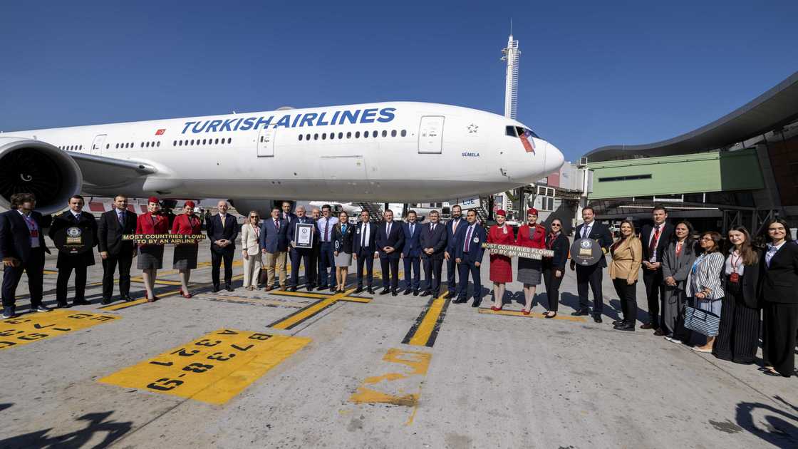 Turkish Airlines Sets Guinness World Records™ title for the “Most Countries Flown to by an Airline”