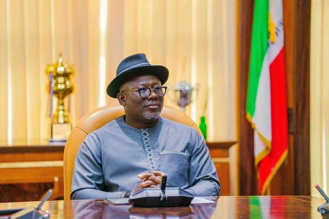 Gwamnan jihar Delta, Sheriff Oborevwori. Gwamnan jihar Delta, Sheriff Oborevwori.