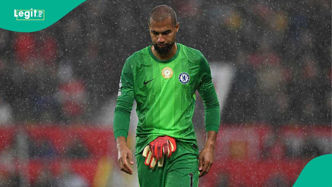 Robert Sanchez, Chelsea, Manchester United, Red card, Premier League Robert Sanchez, Chelsea, Manchester United, Red card, Premier League
