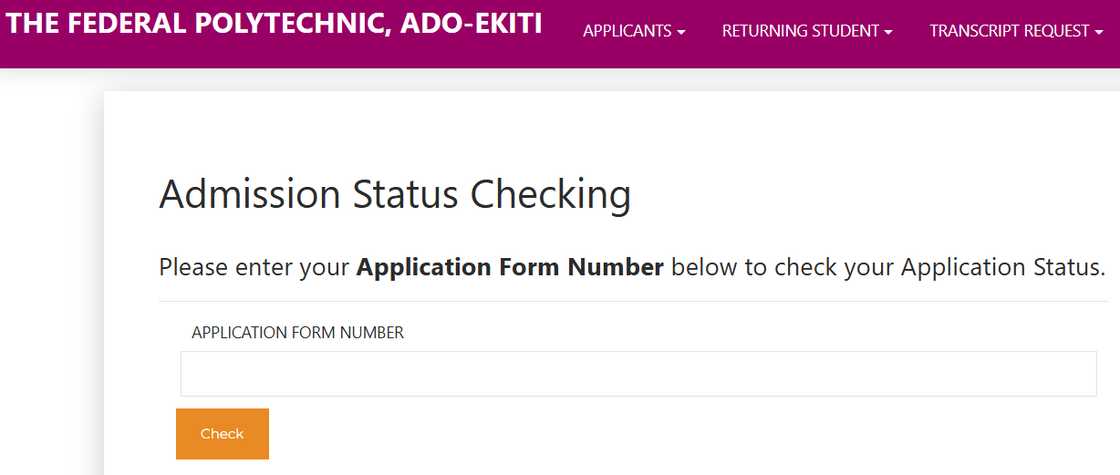 Ado Poly admission checking status Ado Poly admission checking status