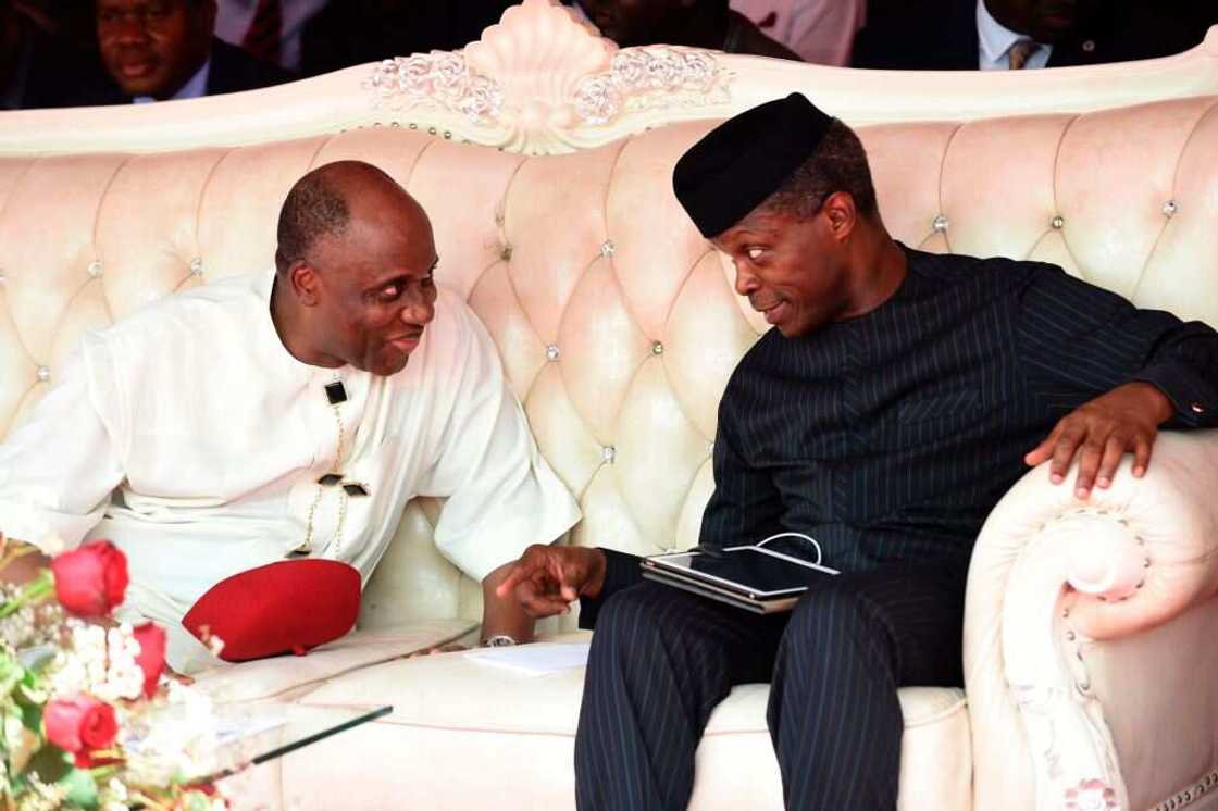 Minister of Transport, Rotimi Amaechi and Vice President Yemi Osinbajo